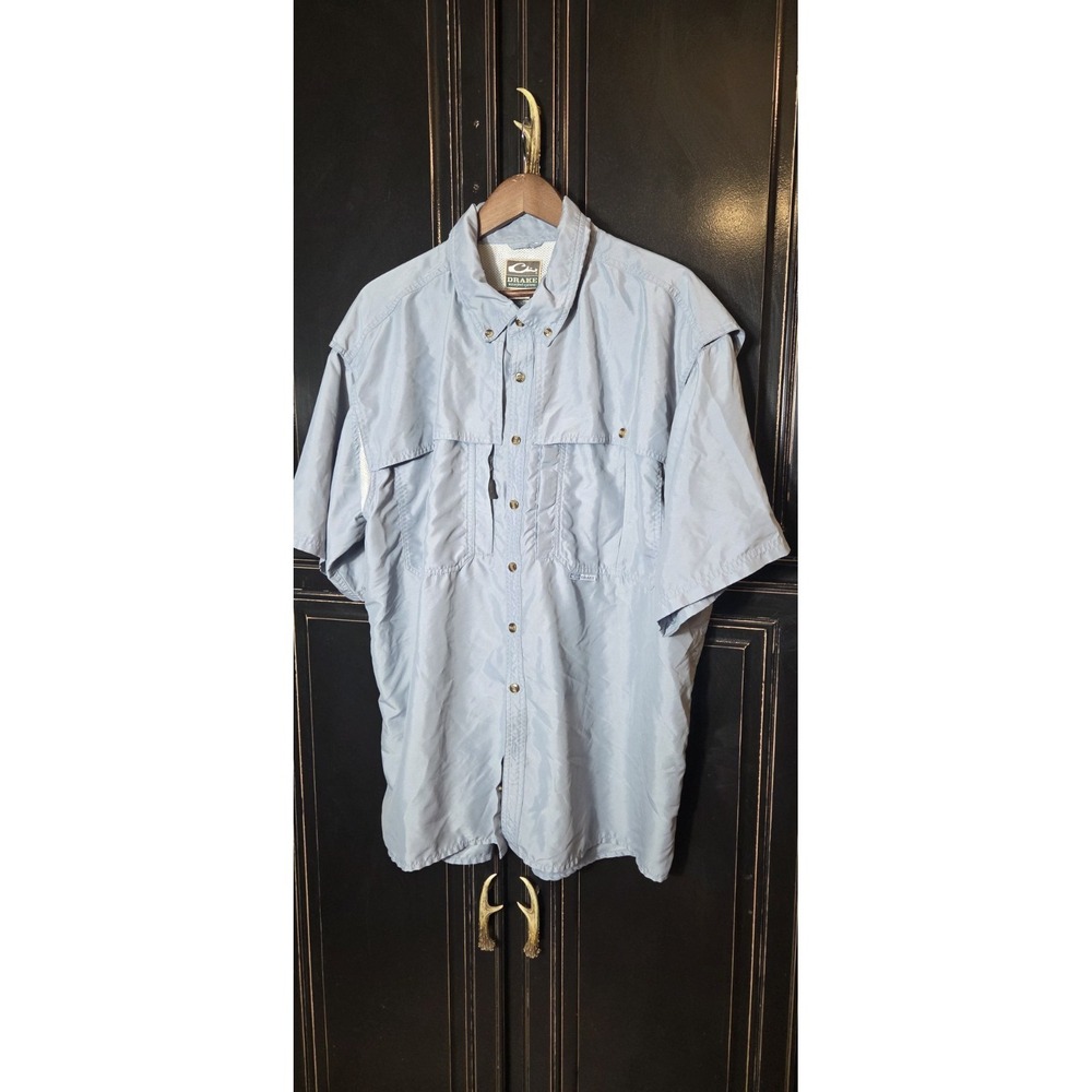 Drake 2X Waterfowl Systems SS Button Up,  Ducks, Hunting,  Hiking,
